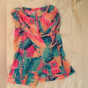 Lilly Pulitzer, EUC. sun shirt/ rash guard. Medium